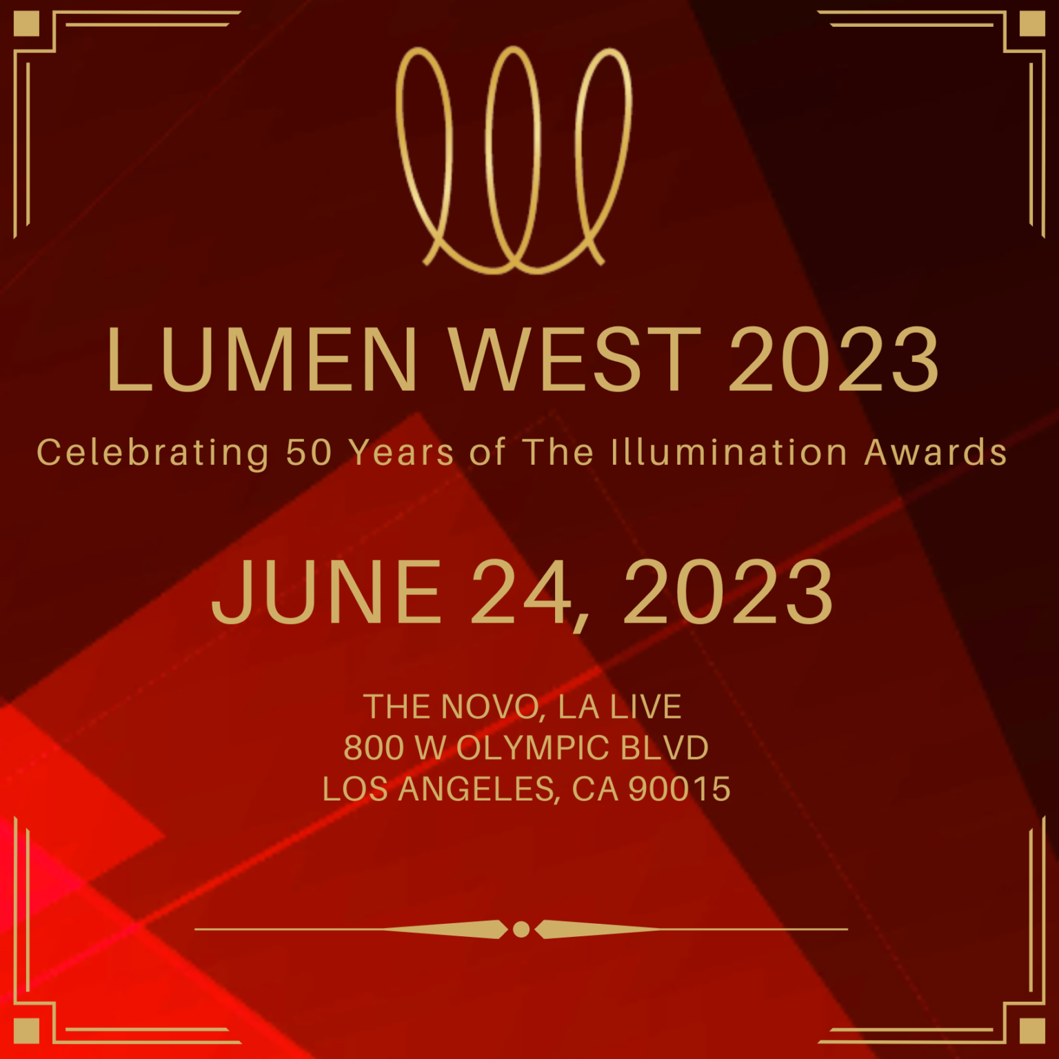 Lumen West & SoCal Illumination Awards 2023 IES Los Angeles Section